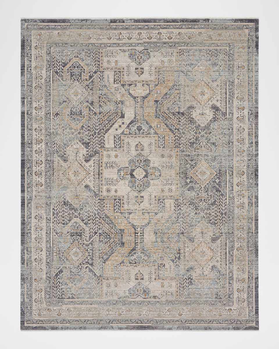 Lynx Charcoal Power-Loomed Rug, 8' x 10'